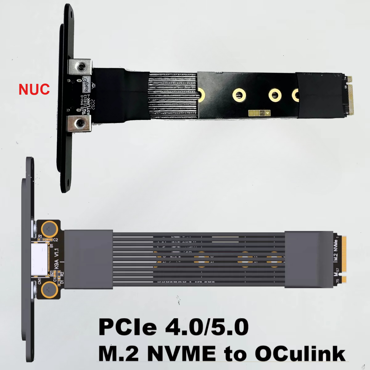 K49SQ-BK14 EGPU OCuLink GPUチップ - Pcie 5.0 Gpu Riser Cable のレビューと価格
